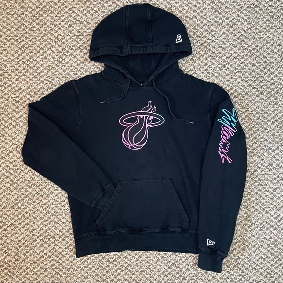 New Era Other - Miami Heat New Era 2020/21 City Edition Pullover Hoodie - Black